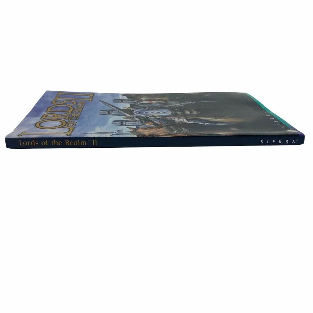 Lords of the Realm II Game Manual Sierra RPG Strategy Reference Softcover VTG